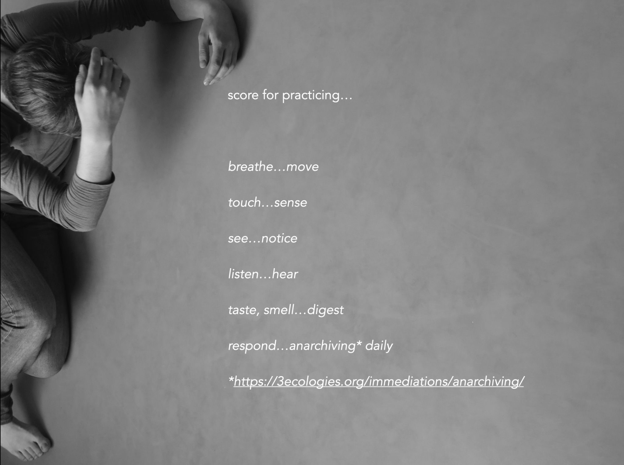 Still photo used within video work 