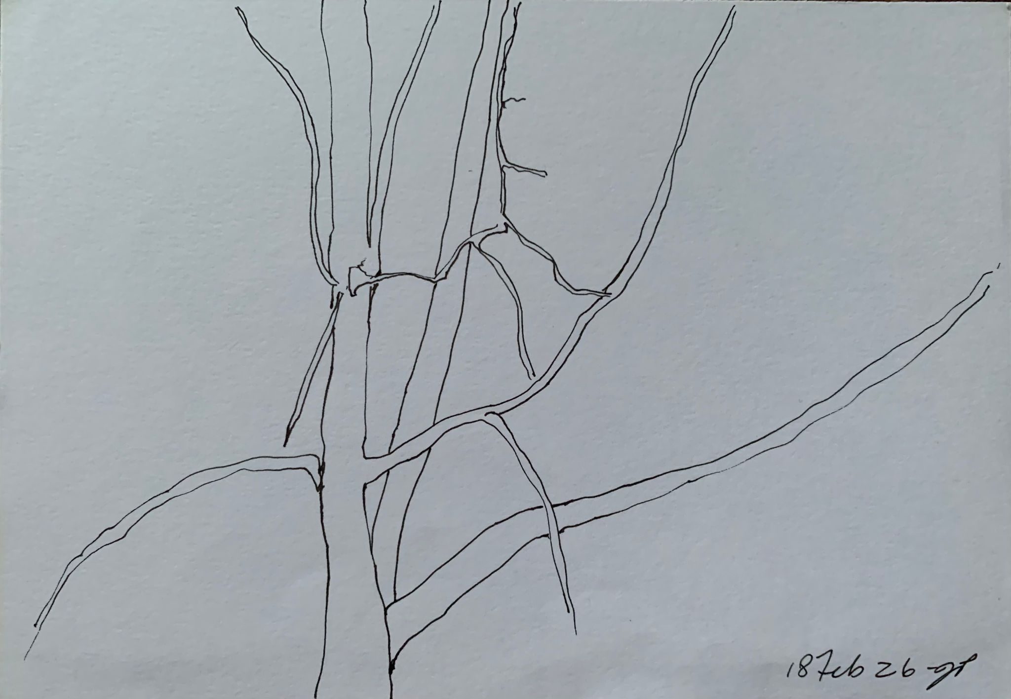 A5 landscape, ink on paper