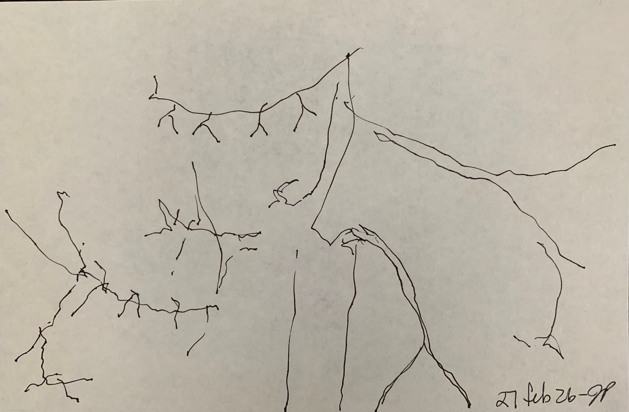 A5 landscape, ink on paper