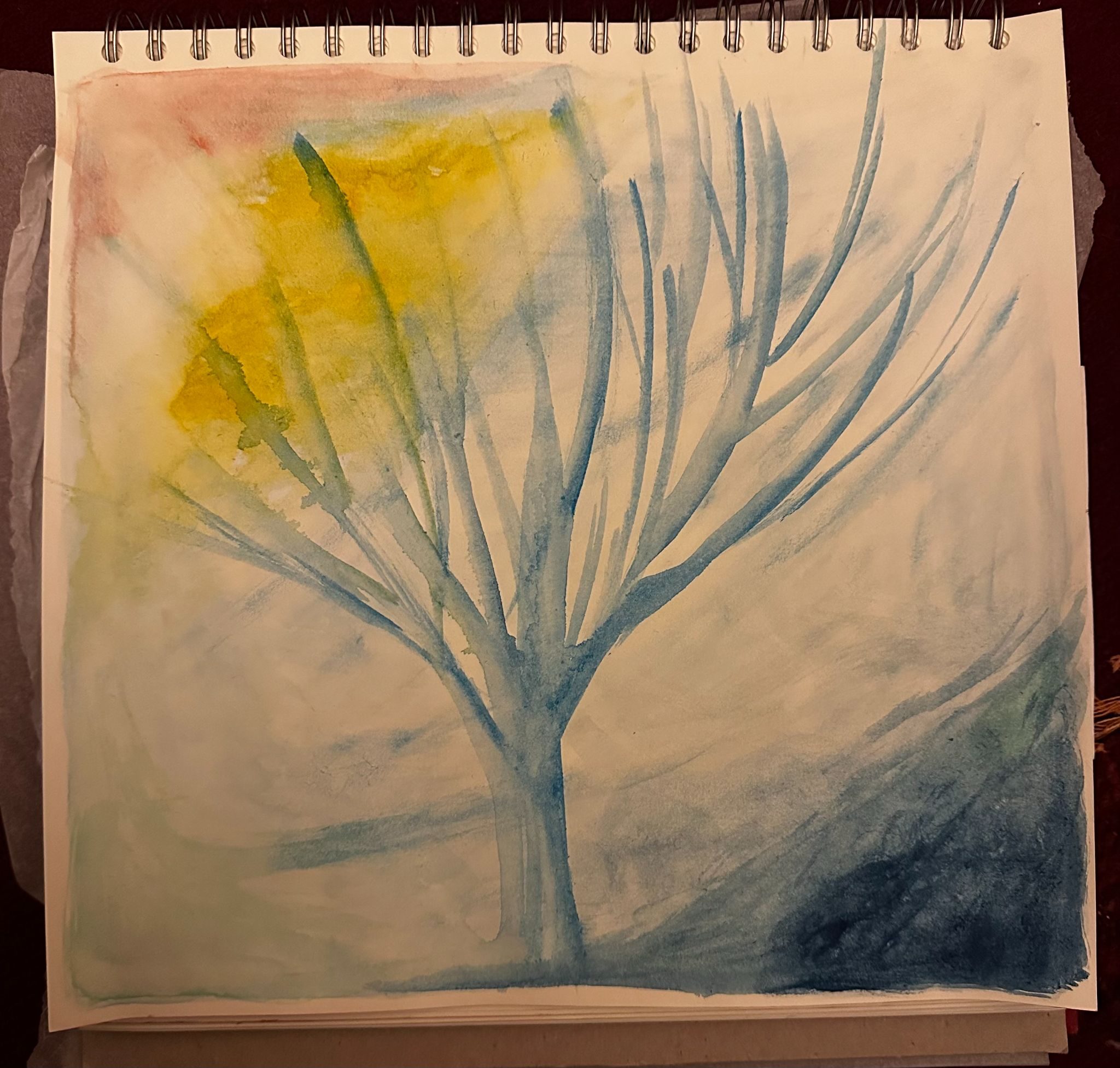 watercolour on paper