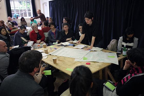 An image of an artist run workshop